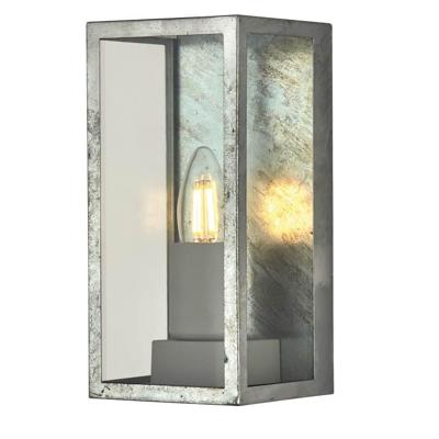 Searchlight Antiek zilveren buitenlampBox II - 90151SI
