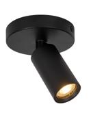 Lucide RITMO - Plafondspot - Ø 10 cm - 1xGU10 (MR11) - Zwart - thumbnail