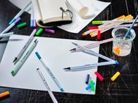 Stabilo pen 68 brush arty metalen doos 30st. - thumbnail