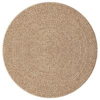 VidaXL Vloerkleed zizur binnen en buiten 120 cm jute look - thumbnail