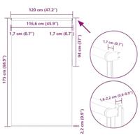 Rolgordijn verduisterend 120x175 cm stofbreedte 116,6 cm blauw - thumbnail