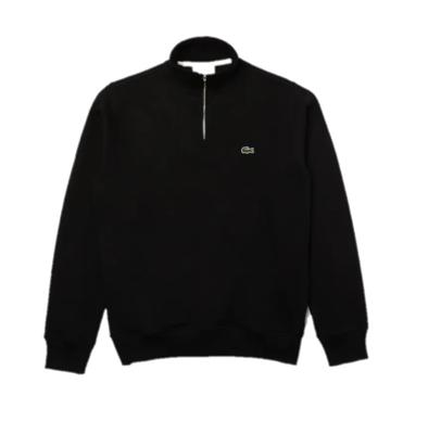 Lacoste Half Zip Sweater Heren Zwart - Maat S - Kleur: Zwart | Soccerfanshop