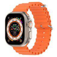 Ocean bandje - Oranje - Geschikt voor Apple Watch 44mm / 45mm / 46mm / 49mm
