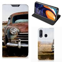 Samsung Galaxy A60 Stand Case Vintage Auto - thumbnail