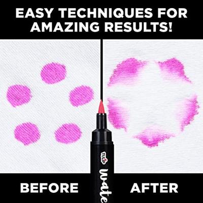 Tulip • textielstiften aquarel rainbow 8st.