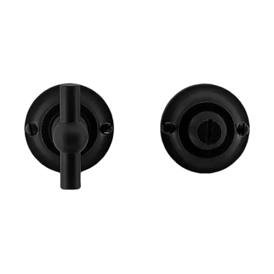 Hdd Pro WC Garnituur Rond Retro 43 Mm Classic Petra Zwart