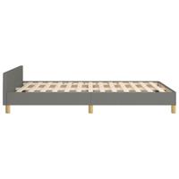 Bedframe zonder matras 120x190 cm stof donkergrijs - thumbnail