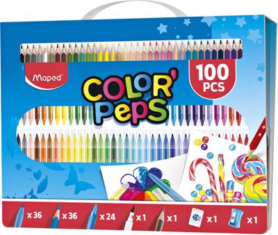 Tekenset Maped Color'Peps 100-delig Tekenset Maped Color'Peps 100-delig