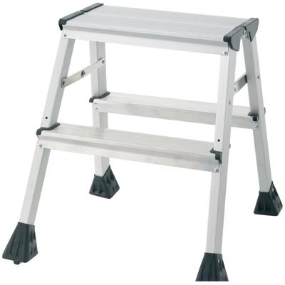 Q-CONNECT aluminum ladder, 2 treden