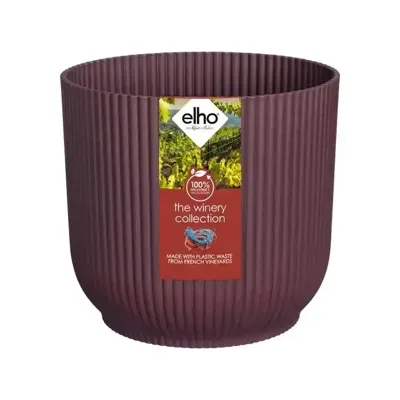 Elho bloempot The Winery Collection 16cm Bordeaux Rood
