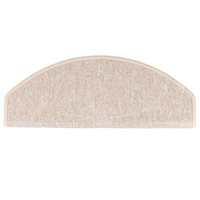 VidaXL Trapmatten 15 st 65x24x4 cm taupe halfrond groot VidaXL Trapmatten 15 st 65x24x4 cm taupe halfrond groot