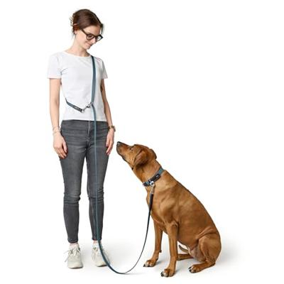 HUNTER Hondenhalsband Wolmar, rookblauw/zwart, Maat: 65 HUNTER Hondenhalsband Wolmar, rookblauw/zwart, Maat: 65