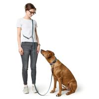 HUNTER Hondenhalsband Wolmar, rookblauw/zwart, Maat: 65 - thumbnail