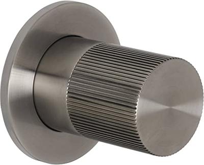 Ben Engraved Line afdekset voor inbouw wastafelkraan gunmetal pvd-coating Ben Engraved Line afdekset voor inbouw wastafelkraan gunmetal pvd-coating