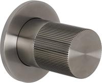 Ben Engraved Line afdekset voor inbouw wastafelkraan gunmetal pvd-coating - thumbnail