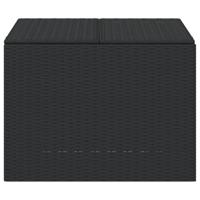 Tuinbox 291 L poly rattan zwart - thumbnail