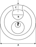 DISCUS HANGSLOT RVS-70 HSD-070 - thumbnail