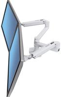 Ergotron LX Dual Arm Side by Side Desk Mount Monitor-tafelbeugel Aantal monteerbare displays: 2 Display(s) 38,1 cm (15) - 68,6 cm (27) Wit In hoogte - thumbnail