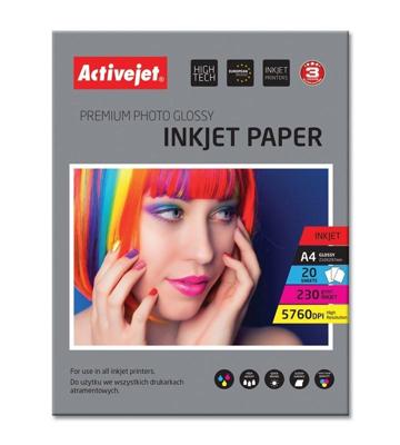 Activejet AP4-230G20 (A4; 20 vel) Glanzend papier