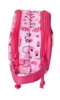 Pennenetui met 2 vakken Hello Kitty Roze 21 x 8 x 6 cm - thumbnail