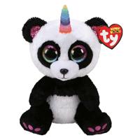 Ty Plush - Beanie Boos - Paris the Panda (Medium) (TY36478) - thumbnail