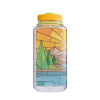 Nalgene Wide Mouth Clear Stained Glass Sustain 1L Drinkfles River 1L - thumbnail