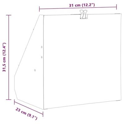 VidaXL Kogelvanger zwart 31 x 23 x 31,5 cm staal VidaXL Kogelvanger zwart 31 x 23 x 31,5 cm staal