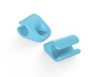 Allocacoc Cablefix, Kunststof, Zilver - thumbnail