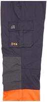 Blåkläder Multinorm winterwerkbroek 18691513 | Marineblauw/Oranje | Maat 54 - 7330509716847 - thumbnail