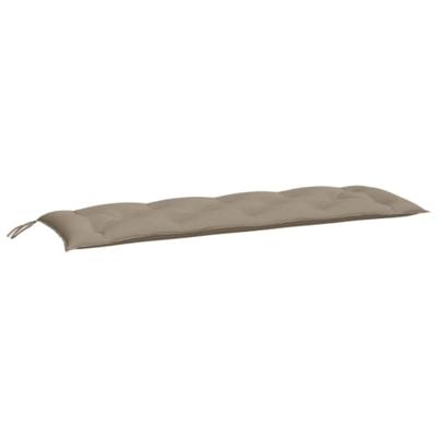 VidaXL Tuinbankkussen 150x50x7 cm oxford stof taupe