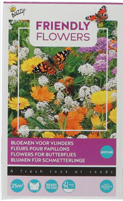 Grow gifts zaden strooidoosje friendly flowers zomerbloemen 100 gram Buzzy - Buzzy Grow gifts zaden strooidoosje friendly flowers zomerbloemen 100 gram Buzzy - Buzzy