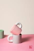 ONA Beker - Koffiemok - Lola - Rond - Groen - 330 ml - thumbnail