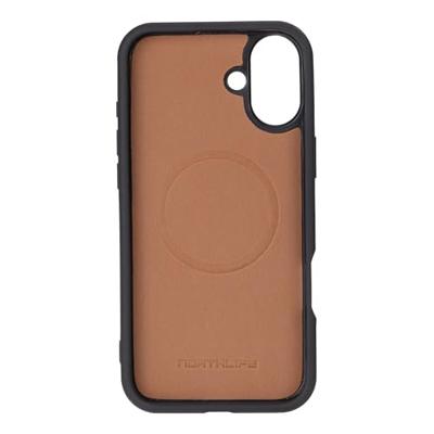 NorthLife iPhone 16 Pro Max - Leren Afneembare 2-in-1 bookcase telefoonhoes - Cognac
