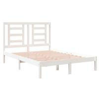 Bedframe massief hout wit 120x190 cm - thumbnail