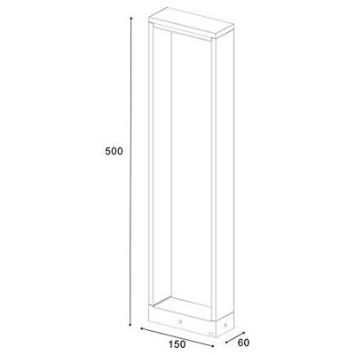Deko Light 733040 Cata IV Staande LED-buitenlamp Energielabel: F (A - G) 4 W Antraciet