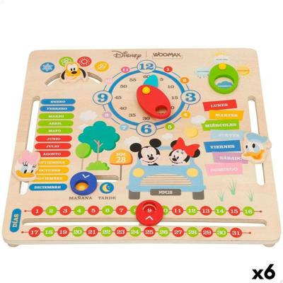 Educatief Spel Disney Kalender 30 x 3,5 x 30 cm (6 Stuks)