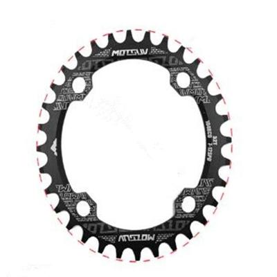 MOTSUV ronde smalle brede Chainring MTB fiets 104BCD tand plaat onderdelen elliptische plaat 34T (zwart) MOTSUV ronde smalle brede Chainring MTB fiets 104BCD tand plaat onderdelen elliptische plaat 34T (zwart)