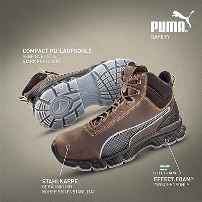 PUMA Condor Mid ESD SRC 630122-43 Hoge veiligheidsschoenen ESD S3 Schoenmaat (EU): 43 Bruin 1 stuk(s)