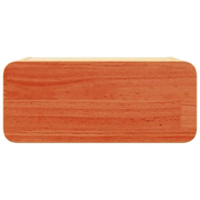 Wandbevestigde nachttafel met lade Wasbruin 39 x 34 x 16.5 cm