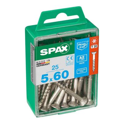 Schroefdoos SPAX 4197000500602 Houten schroef Platte kop (5 x 60 mm) (5,0 x 60 mm) Schroefdoos SPAX 4197000500602 Houten schroef Platte kop (5 x 60 mm) (5,0 x 60 mm)