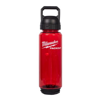 Milwaukee packout™ plastic fles met drinkdop | 1005 ml | rood - 4932498637