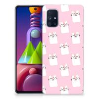 Samsung Galaxy M51 | TPU Hoesje | Sleeping Cats - thumbnail