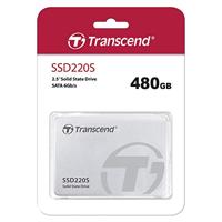 Transcend 220S 480 GB SSD harde schijf (2.5 inch) SATA 6 Gb/s Retail TS480GSSD220S - thumbnail
