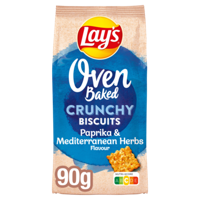 Lay&apos;s Oven Baked Biscuits Paprika & Kruiden 90 gr bij Jumbo - thumbnail