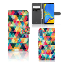 Samsung Galaxy A7 (2018) | Telefoon Hoesje | Geruit - thumbnail