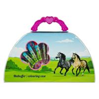 Undercover Kleurkoffer paarden, 51dlg. - thumbnail