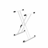 Gravity KSX2W Keyboardstandaard dubbele X-Form wit - thumbnail