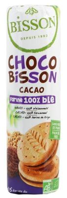 Bisson Choco cacao tarwekoekjes bio 300 Gram