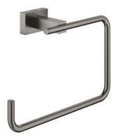 Handdoekring GROHE Essentials Cube Hard Graphite Geborsteld - thumbnail