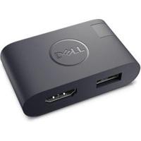 DELL DA20 USB Type-C HDMI + USB Zwart - thumbnail